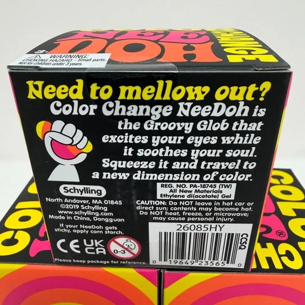Color Changing Needoh Set of 3